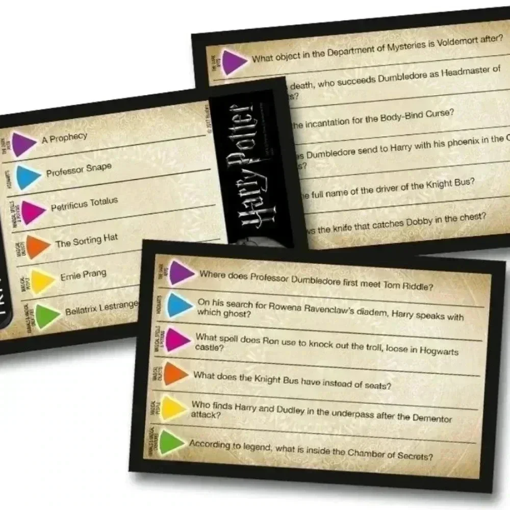 Harry Potter Hasbro Trivia Pursuit Game